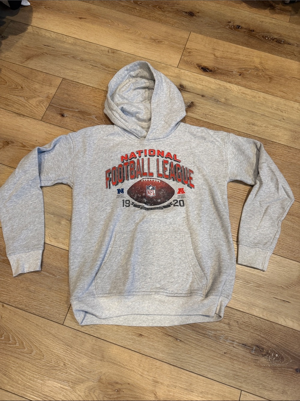 NFL National Football League Gray Hoodie Sweatshirt
